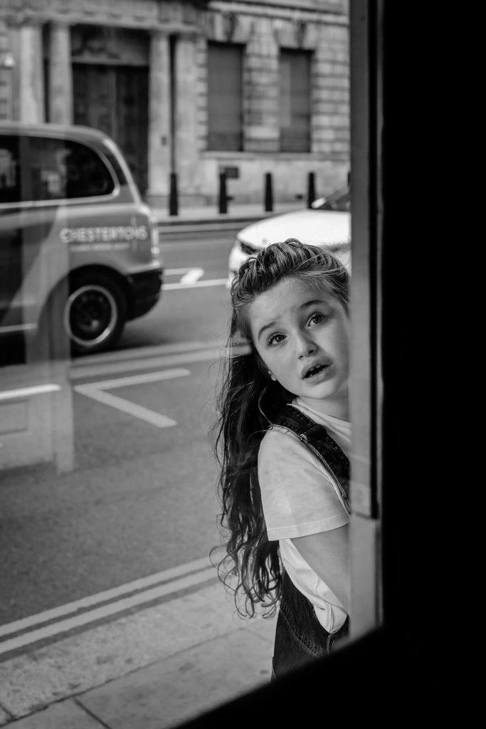 street photo young girl